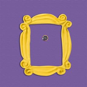 img 2 attached to 🚪 Monica's Apartment Door Frame Peephole: Authentic Friends TV Show Merchandise 7.8X9 Inch