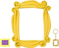 🚪 monica's apartment door frame peephole: authentic friends tv show merchandise 7.8x9 inch логотип