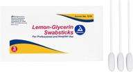 🍋 convenient pack of 3 lemon-glycerin swabsticks: refreshing oral care solution logo