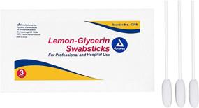 img 3 attached to 🍋 Convenient Pack of 3 Lemon-Glycerin Swabsticks: Refreshing Oral Care Solution