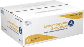 img 1 attached to 🍋 Convenient Pack of 3 Lemon-Glycerin Swabsticks: Refreshing Oral Care Solution