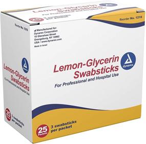 img 2 attached to 🍋 Convenient Pack of 3 Lemon-Glycerin Swabsticks: Refreshing Oral Care Solution