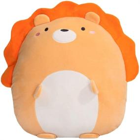 img 4 attached to Stuffed Animal Plush Hugging Pillow Bedding