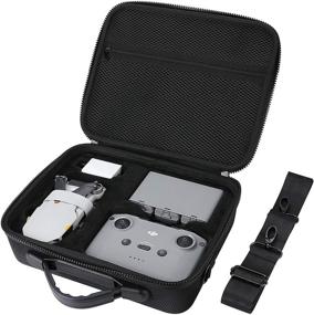 img 4 attached to 🧳 ProCase Carrying Case for DJI Mini 2 Fly More Combo and Accessories - Hard Shockproof Storage Travel Case with Shoulder Strap