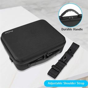 img 1 attached to 🧳 ProCase Carrying Case for DJI Mini 2 Fly More Combo and Accessories - Hard Shockproof Storage Travel Case with Shoulder Strap