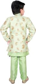 img 3 attached to AHHAAAA Ethnic Sherwani Kurta Pyjama Boys' Clothing via Suits & Sport Coats