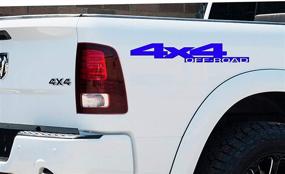 img 2 attached to Синие виниловые наклейки 4X4 Off Road для Dodge Ram - комплект из 2 штук для улучшения SEO