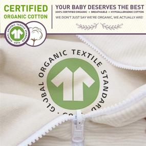 img 3 attached to 👶 LaLaMe Organic Cotton Wearable Baby Blanket: 1 TOG Sleep Sack & Swaddle Sleeping Bag | Machine Washable | Age 2-36 Months