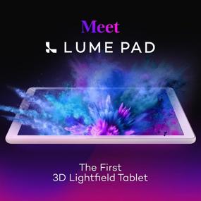 img 3 attached to 📱 Планшет Lume Pad 3D - Планшет на Android 10,8 дюйма с 128 ГБ памяти - экран Light Field - 2560 x 1600 - двойная камера 16 Мп - шампанский бежевый