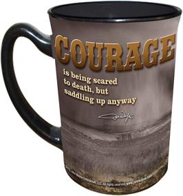 img 1 attached to 🤠 Boldly Sip from the John Wayne Mug - 16 oz - Courage Storm!