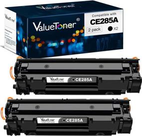 img 4 attached to Valuetoner 2-Pack Black Toner Cartridge Replacement for HP 85A CE285A, Compatible with 🖨️ LaserJet Pro P1102w, Pro P1109w, P1102 M1212nf, M1217nfw MFP, M1212, M1217, and M1132 Printers