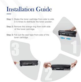 img 1 attached to Valuetoner 2-Pack Black Toner Cartridge Replacement for HP 85A CE285A, Compatible with 🖨️ LaserJet Pro P1102w, Pro P1109w, P1102 M1212nf, M1217nfw MFP, M1212, M1217, and M1132 Printers