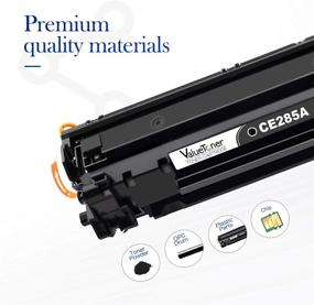 img 3 attached to Valuetoner 2-Pack Black Toner Cartridge Replacement for HP 85A CE285A, Compatible with 🖨️ LaserJet Pro P1102w, Pro P1109w, P1102 M1212nf, M1217nfw MFP, M1212, M1217, and M1132 Printers