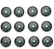 🧭 12pcs mini practical pocket oil filled plastic compass lightweight for hiking camping outdoor activities accessory - compass 20mm logo