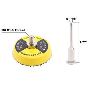 img 3 attached to Sanding Replacement Mandrel Drill Attachment