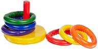 sportime soff-ring toss game: set of 6 rings in assorted vibrant colors логотип