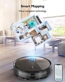 img 1 attached to Amarey A90+ Robot Vacuum Cleaner with Self Emptying and Mop Combo, Automatic Dirt Disposal, Visual Navigation, Smart Mapping, 3000Pa Suction – Ideal for Pet Hair, Carpets, Hard Floors