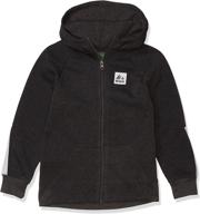 🧥 rbx little fleece charcoal heather boys' clothing: cozy and stylish apparel for young boys logo