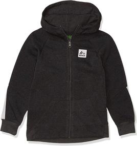 img 2 attached to 🧥 RBX Little Fleece Charcoal Heather Boys' Clothing: Cozy and Stylish Apparel for Young Boys