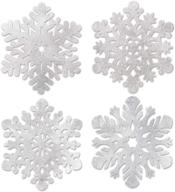 beistle packaged snowflake cutouts 14 inch party decorations & supplies logo