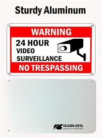 img 2 attached to WISLIFE Security Surveillance Aluminum Decals