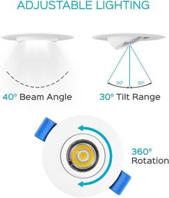 img 2 attached to 💡 Efficient Dimmable Luxrite Recessed Junction Downlight for Industrial Electrical Settings