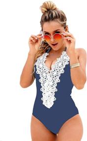 img 4 attached to 👙 Stay stylish with Blooming Jelly's Vintage Swimsuit Swimwear for Women - The Perfect Blend of Clothing and Swimsuits with Chic Cover-Ups
