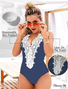 img 3 attached to 👙 Stay stylish with Blooming Jelly's Vintage Swimsuit Swimwear for Women - The Perfect Blend of Clothing and Swimsuits with Chic Cover-Ups