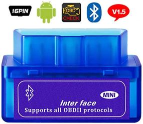 img 4 attached to 🚗 OBD2 Bluetooth Scanner CARXtruck - Diagnostic Scan Tool for Check Engine Light, Car Code Reader Mini OBDII Interface. Compatible with Android, Symbian, and Windows Systems V1.5.