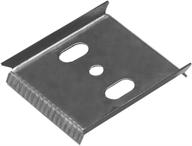 🔪 warner manufacturing 712 warner scraper blade, 2-1/2", black, 2" - top-notch blade for efficient scraping logo