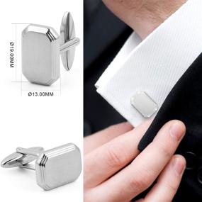img 2 attached to WAN MULIN Stainless Cufflinks Business