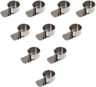 🍻 gse games & sports expert stainless steel slide under drink cup holder for poker table (single/10-pack): enhancing poker playing experience with premium quality логотип