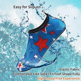 img 2 attached to 👟 Women's Quick-Dry Water Shoes for Beach, Swim, and Surf - Barefoot Outdoor Sports Footwear for Men, Boys, Girls, and Kids