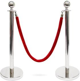 img 4 attached to 🚧 Stylish and Durable Stanchions from Pudgy Pedros Party Supplies - Ensuring Ultimate Crowd Control