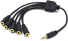 img 4 attached to Kework Splitter Extension Headphone Extender Portable Audio & Video