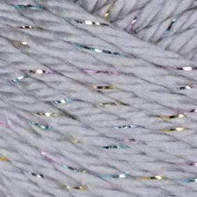 img 3 attached to 🧶 Caron Simply Soft Party Yarn - Silver: 3 oz, Medium Worsted 4 Gauge – Perfect for Crochet, Knitting & Crafting Projects