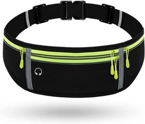 img 4 attached to Running Pouch Belt Waist Pack Bag: Secure & Handy Jogging Pocket Belt for Running Accessories!