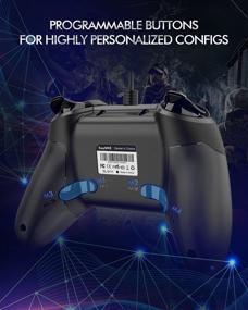 img 1 attached to 🎮 Wired Gaming Controller: EasySMX PC Gamepad Joystick with Dual-Vibration for Nintendo Switch/Windows PC/Laptop/Android TV Box - 6.5ft USB Cable