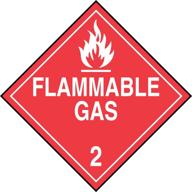 accuform mpl202vp1 plastic placard flammable logo