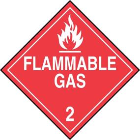 img 2 attached to Accuform MPL202VP1 Plastic Placard FLAMMABLE