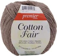 cocoa premier yarns cotton fair solid yarn - enhances seo logo