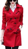 farvalue womens breasted classic overcoat women's clothing logo