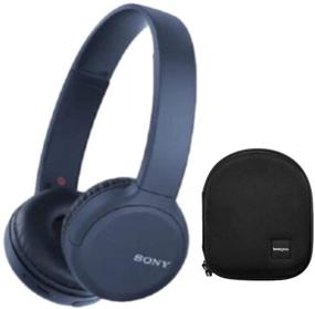 img 2 attached to 🎧 Sony WH-CH510 Wireless On-Ear Headphones (Blue) with Knox Gear Protective Headphone Case Bundle - Ultimate Audio Experience!