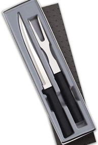 img 4 attached to 🔪 Набор для резки Rada Cutlery - 2-х предметный резец из нержавеющей стали с черными ручками из смолы.