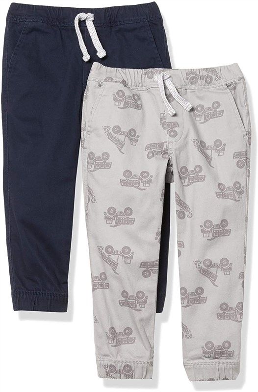 amazon essentials 2 pack woven jogger boys' clothing 로고