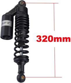 img 3 attached to Premium Universal Motorcycle Shock Absorber Rear Suspension Air 320Mm 330Mm 12 Replacement Parts