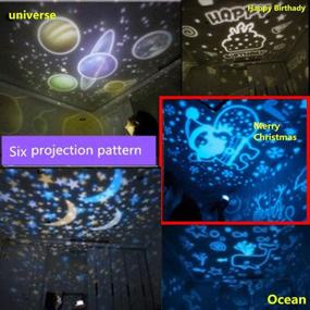 img 2 attached to ✨ TOURACE Star Night Light for Kids: Universe Projection Lamp with 6 Sets of Film - The Perfect Birthday Gift Projector for a Romantic Starry Bedroom- The Galaxy Projectors