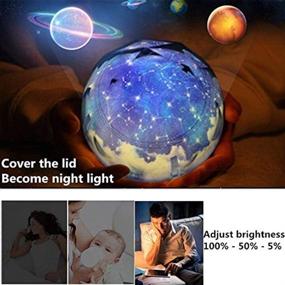 img 1 attached to ✨ TOURACE Star Night Light for Kids: Universe Projection Lamp with 6 Sets of Film - The Perfect Birthday Gift Projector for a Romantic Starry Bedroom- The Galaxy Projectors