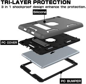 img 1 attached to TOPSKY Generation Shockproof Defender Protective Tablet Accessories