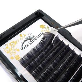 img 4 attached to 🔥 Salon-grade Professional C Curl 0.20mm 13mm Silk Individual Natural Black Faux Mink Lash Extensions - High-Quality Suppliers